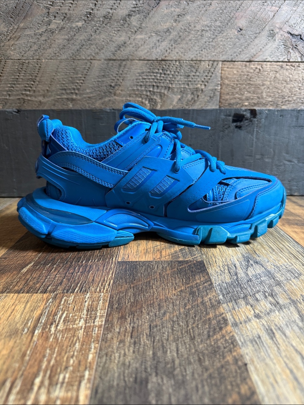 Balenciaga Track Sneakers Blue Monochrome Size EU 40 US 7 Luxury Designer Shoes - Picture 9 of 13